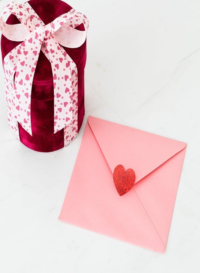 Gentlife 500Pcs Heart Stickers Valentines Stickers, 1.5 inch Valentines Day Red Heart Stickers, Love Stickers for Valentines Wedding Anniversaries, Valentines Day Decor - Image 3